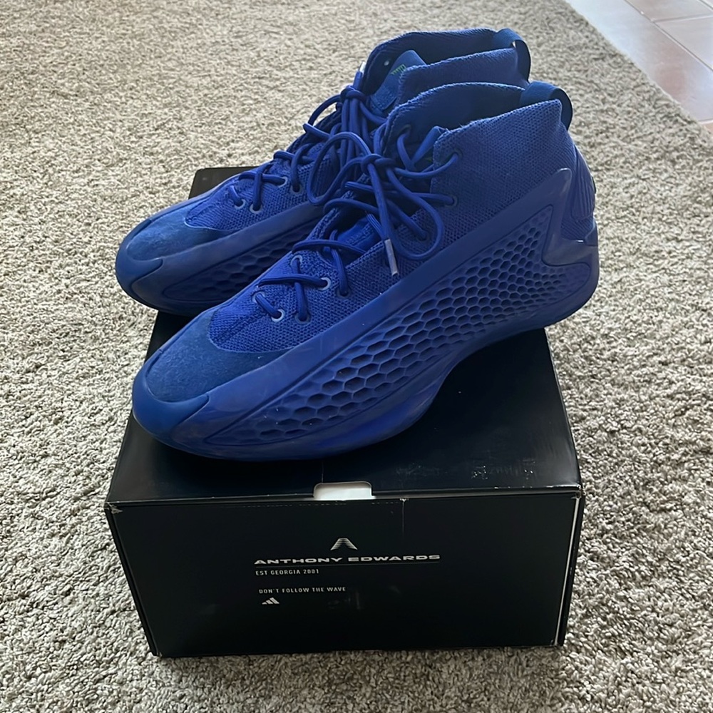 Adidas AE 1 Velocity Blue shoes. Men’s size 10.5